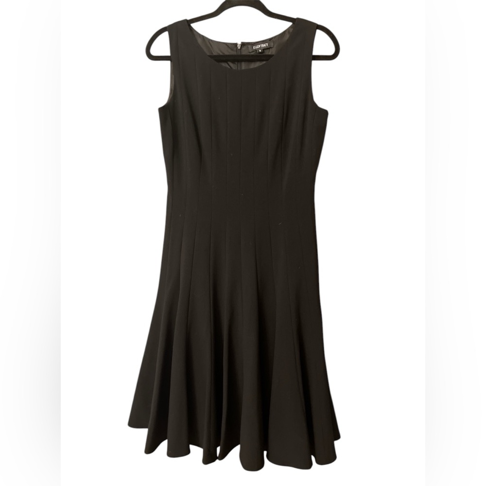 Ellen Tracy black fit and flare dress